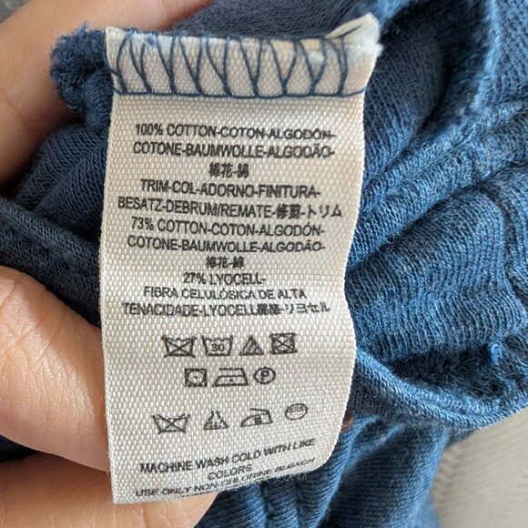 Free People Seeking Heart Dolman Sleeve Mini Dress Blue XS Comfy Casual - Picture 16 of 16